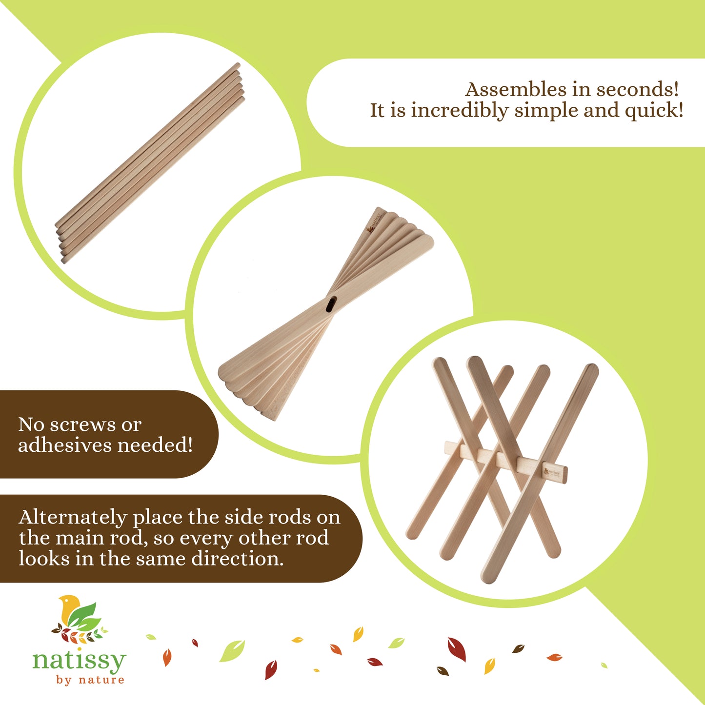Beech Wood Drying Rack for Reusable Beeswax Food Wraps, Reusable Silicone Food Storage Bags, Washable Unpaper Kitchen Towels