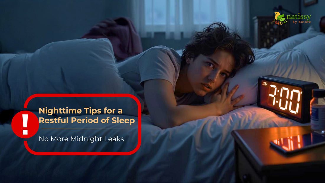 No More Midnight Leaks: Nighttime Tips for a Restful Period Sleep