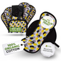 Non-Slip Organic Reusable Period Pads for Light Flow (S+M, 6-Pack) - Instinct
