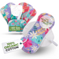 Non-Slip Premium Reusable Panty Liners for Women & Teens (M, 7-Pack) - Flora
