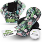Organic Cotton EcoComfort Reusable Period Pads for Heavy Flow & Incontinence (L+XL, 6-Pack) - Evergreen