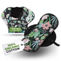 Organic Cotton EcoComfort Reusable Panty Liners for Women & Teens (Small, 7-Pack) - Evergreen