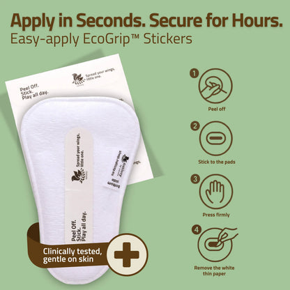EcoGrip Adhesive Sticker Refills for Reusable Potty Training Pads (100-Pack)