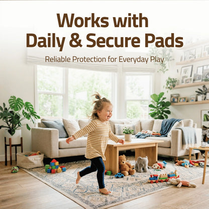 EcoGrip Adhesive Sticker Refills for Reusable Potty Training Pads (100-Pack)