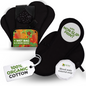 Non-Slip Premium Reusable Period Pads for Heavy Flow & Incontinence (L+XL, 6-Pack) - Black Cat