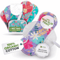 Non-Slip Premium Reusable Period Pads for Heavy Flow & Incontinence (L+XL, 6-Pack) - Flora
