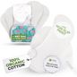 Non-Slip Premium Reusable Period Pads for Heavy Flow & Incontinence (L+XL, 6-Pack) - White Lily