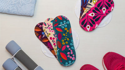 Reusable Cloth ULTRATHIN lay-in wingless pantyliners - Assorted set in  Cotton Flannel