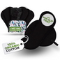 Non-Slip Reusable Panty Liners for Teen Girls (Small, 7-Pack) - Black Witch