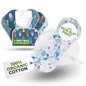 Non-Slip Reusable Panty Liners for Teen Girls (Small, 7-Pack) - Coastal