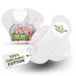 Non-Slip Reusable Panty Liners for Teen Girls (Small, 7-Pack) - White Princess