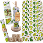 Reusable Paperless Kitchen Towels, Roll of 10 Washable Cotton Cloth Wipes MADE IN EU, Eco-Friendly Paper Towel Cleaning Alternative; Ultra Absorbent, Super Strong, Tear-Resistant & Multipurpose Paperless Replacement