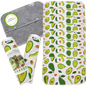 Reusable Paperless Kitchen Towels, Roll of 10 Washable Cotton Cloth Wipes MADE IN EU, Eco-Friendly Paper Towel Cleaning Alternative; Ultra Absorbent, Super Strong, Tear-Resistant & Multipurpose Paperless Replacement