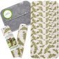 Reusable Paperless Kitchen Towels, Roll of 10 Washable Cotton Cloth Wipes MADE IN EU, Eco-Friendly Paper Towel Cleaning Alternative; Ultra Absorbent, Super Strong, Tear-Resistant & Multipurpose Paperless Replacement
