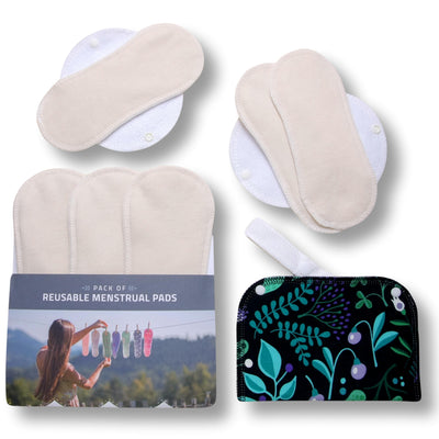 Individual LadyWear Quick-Dry cloth menstrual pads - Natural Undyed Co