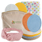 Reusable Makeup Remover Pads, 12-Pack of Washable Facial Organic Cotton Rounds; Eco Friendly Face Cleansing Cloth Pad; Soft Skin Care Wipes for all Skin Types; EXTRA Laundry & Storage bags + Headband