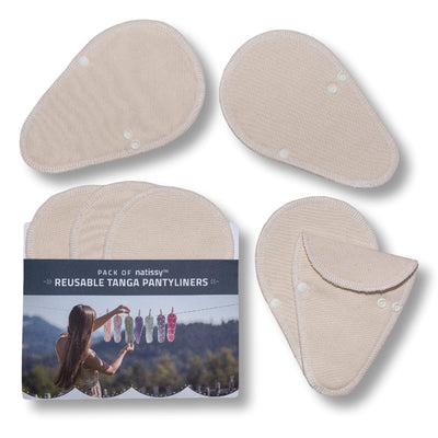 Washable panty liner without waterproof wings CERISES - Panty liner - Panty  liner cushion - Pad - Cup lining - Organic cloth