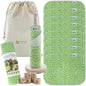 Reusable Unpaper Kitchen Towels, Roll of 10 Washable Cotton Cloth Wipes MADE IN EU, Eco-Friendly Paper Towel Cleaning Alternative; Ultra Absorbent, Super Strong, Tear-Resistant & Multipurpose Paperless Replacement