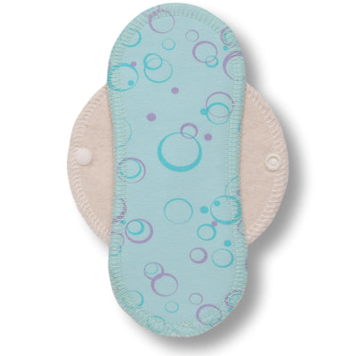 Reusable Panty liners, 7-Pack of Cotton Reusable Sanitary Pantyliners with Wings; MADE IN EU; for Vaginal Discharge and Everyday Cleanliness; Non-irritating, Anti-allergic, Antibacterial; for Daily Usage and in case of White Discharge; Washable Cloth Pads w/o Chemicals; Reusable Liners