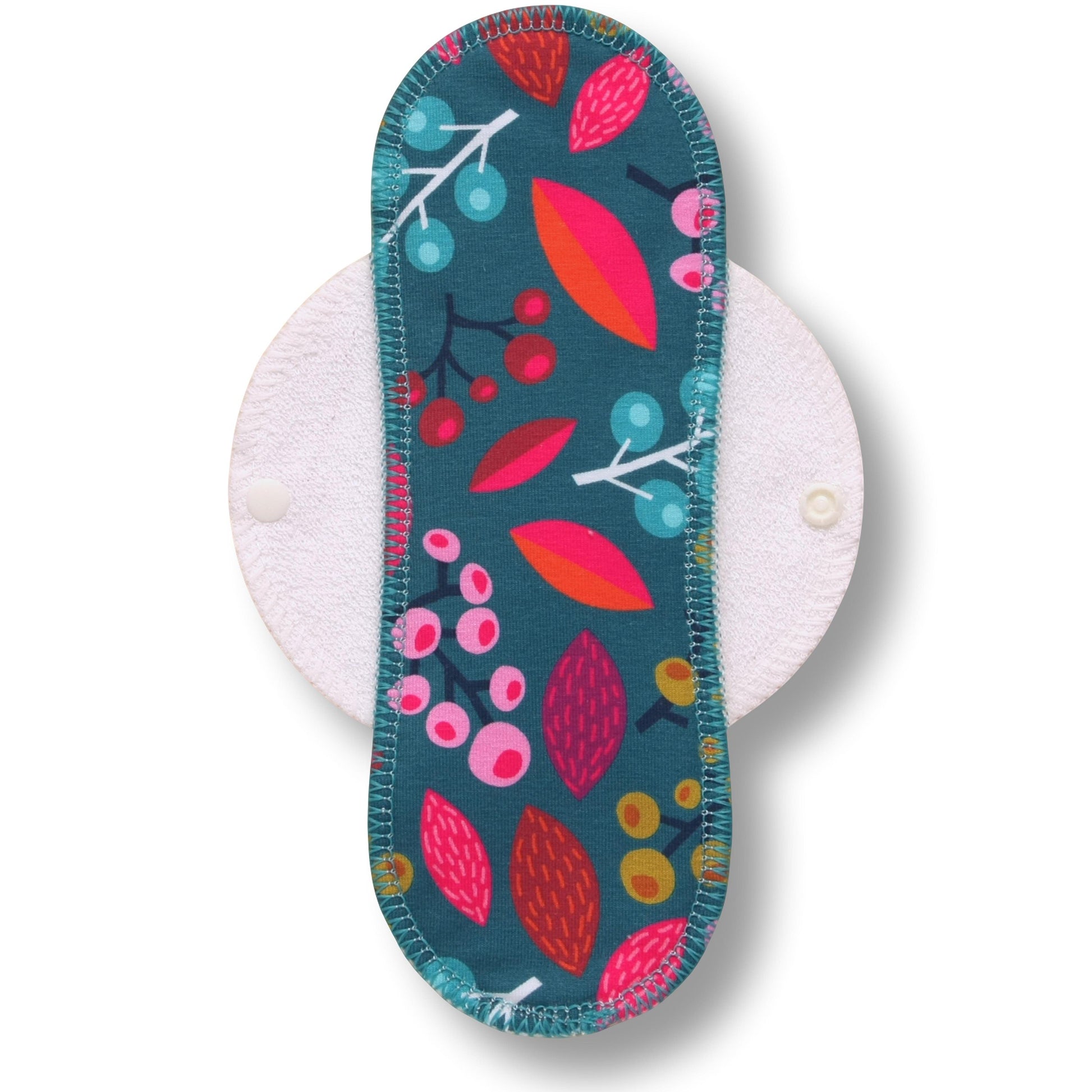 Reusable Menstrual Pads, 6-Pack Organic Cotton Reusable Sanitary Towels with Wings (size S & M), MADE IN EU, for Menstrual Periods and Incontinence; EXTRA Double Wet Bag with Strap; Washable Menstrual Cloth