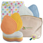 Washable Organic Cotton Nursing Breast Pads, 14-Pack of Soft Reusable Breastfeeding Pads; Eco Friendly Leak Proof Nipple Cloth for Mothers with Sensitive Skin; Laundry & Storage bags; Baby Shower Gift